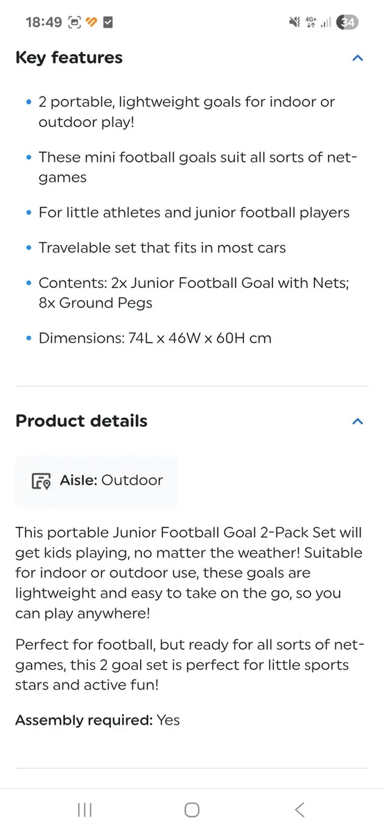 2 goals never used - Image 2