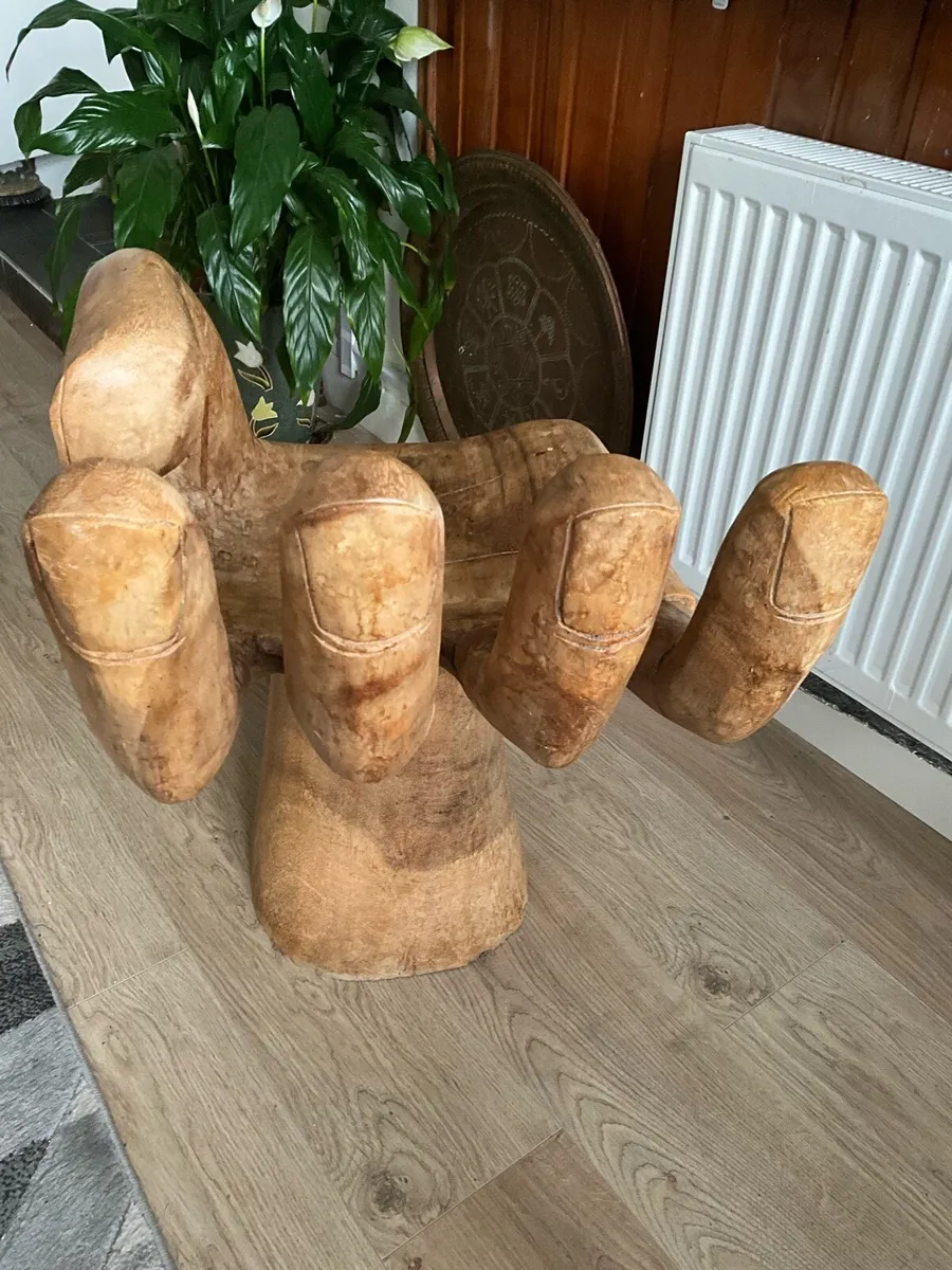 HAND-Shaped Wooden Chair - Image 4