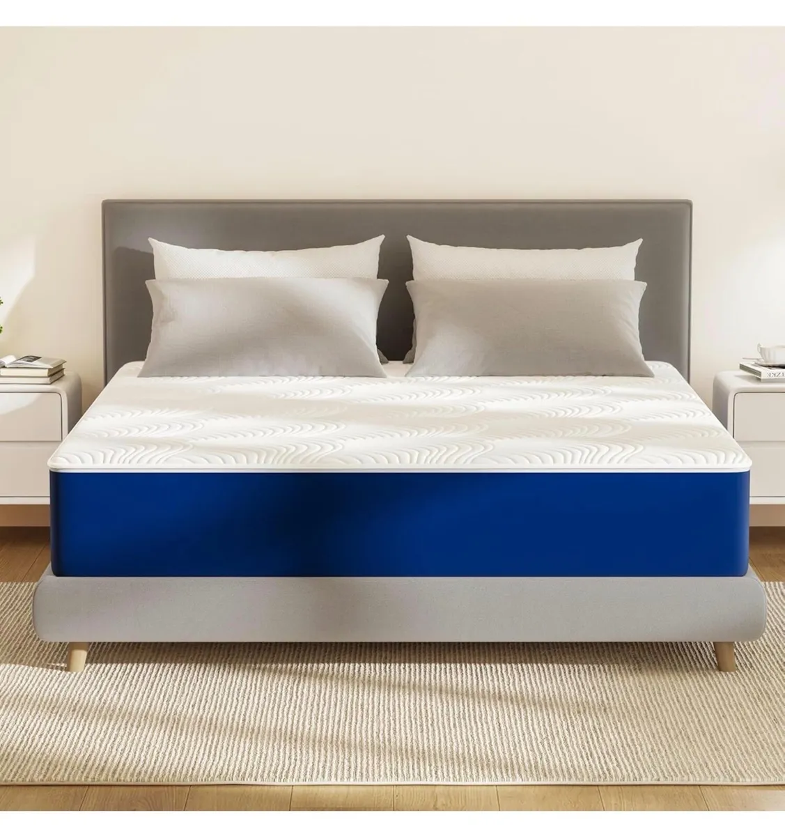 4FT6 Double Mattresses – 25cm Medium Firm Support, - Image 1