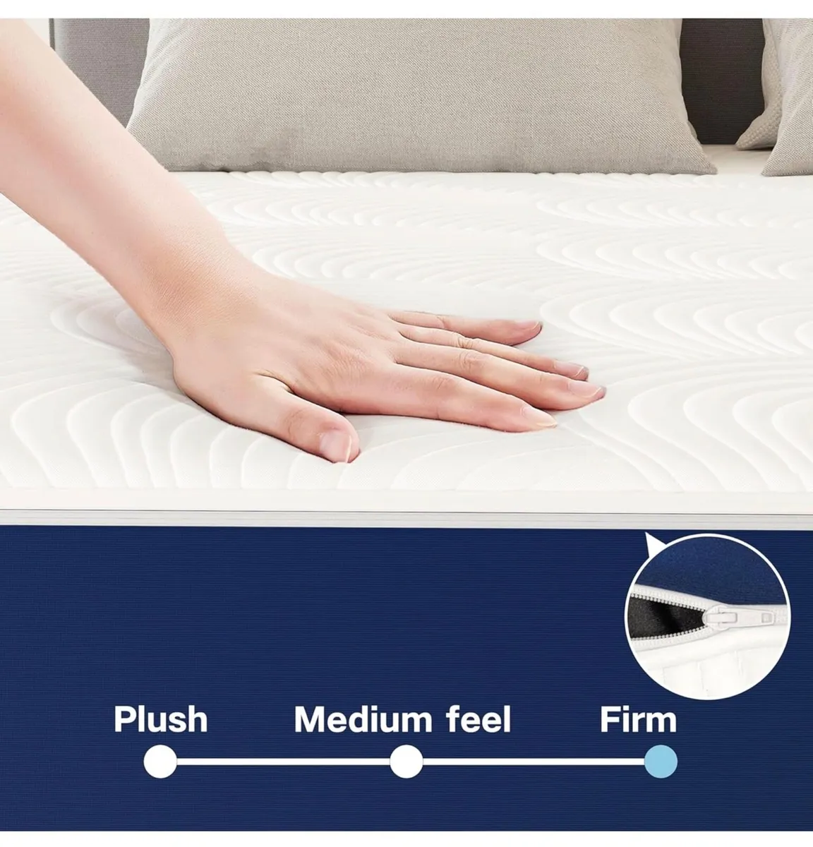 4FT6 Double Mattresses – 25cm Medium Firm Support, - Image 4