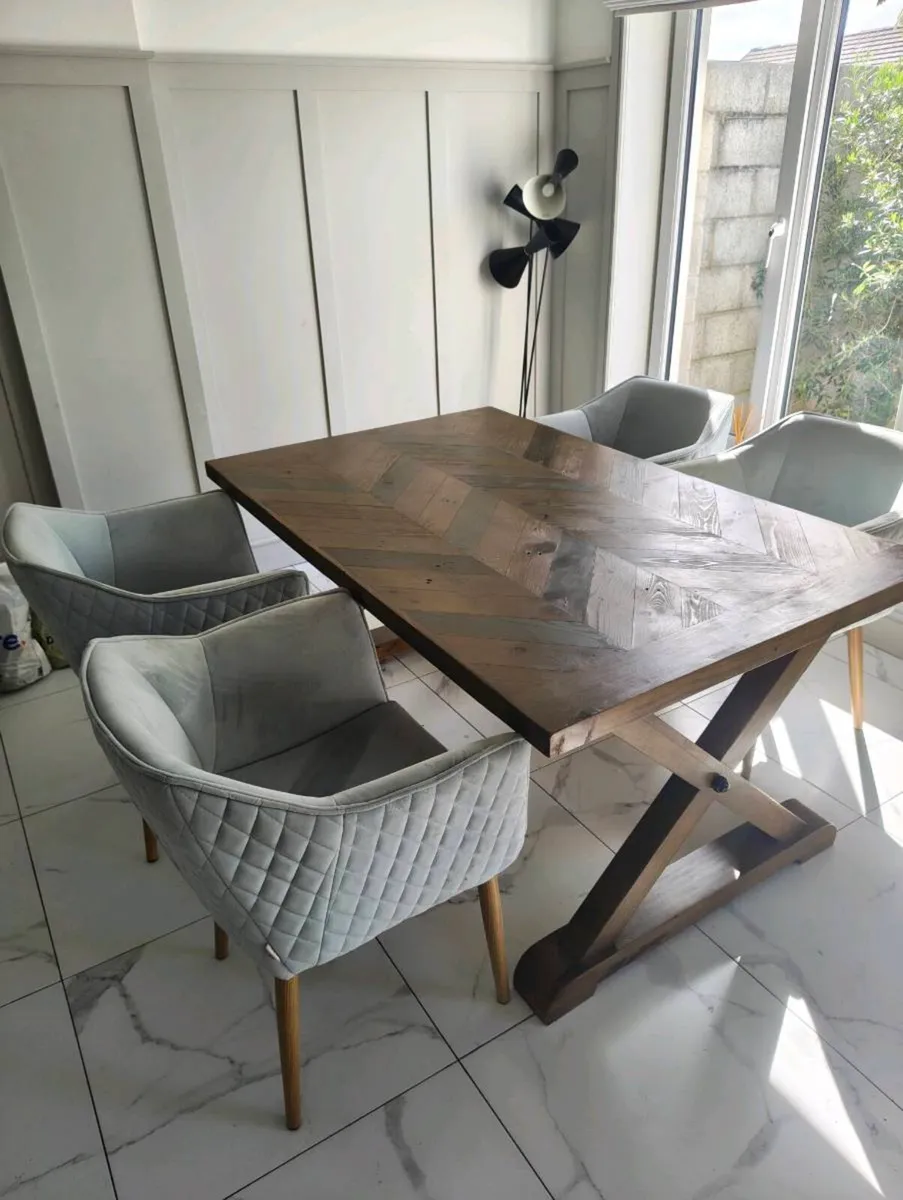 Kitchen Table and Chairs - MUST BE COLLECTED 29/05 - Image 1