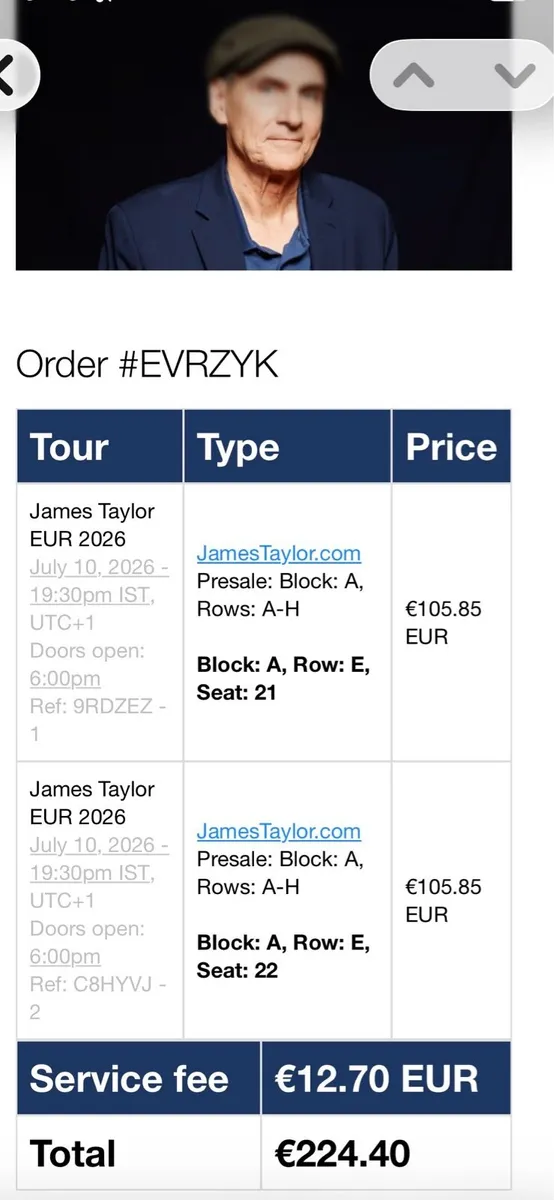 Concert Tickets