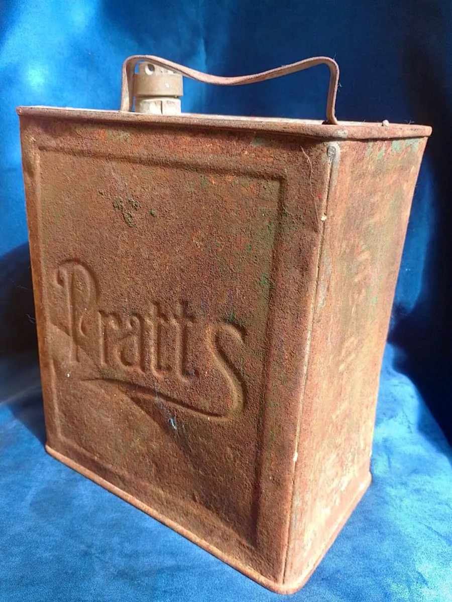 Can post.Pratt's 1920s antique fuel can - Image 2