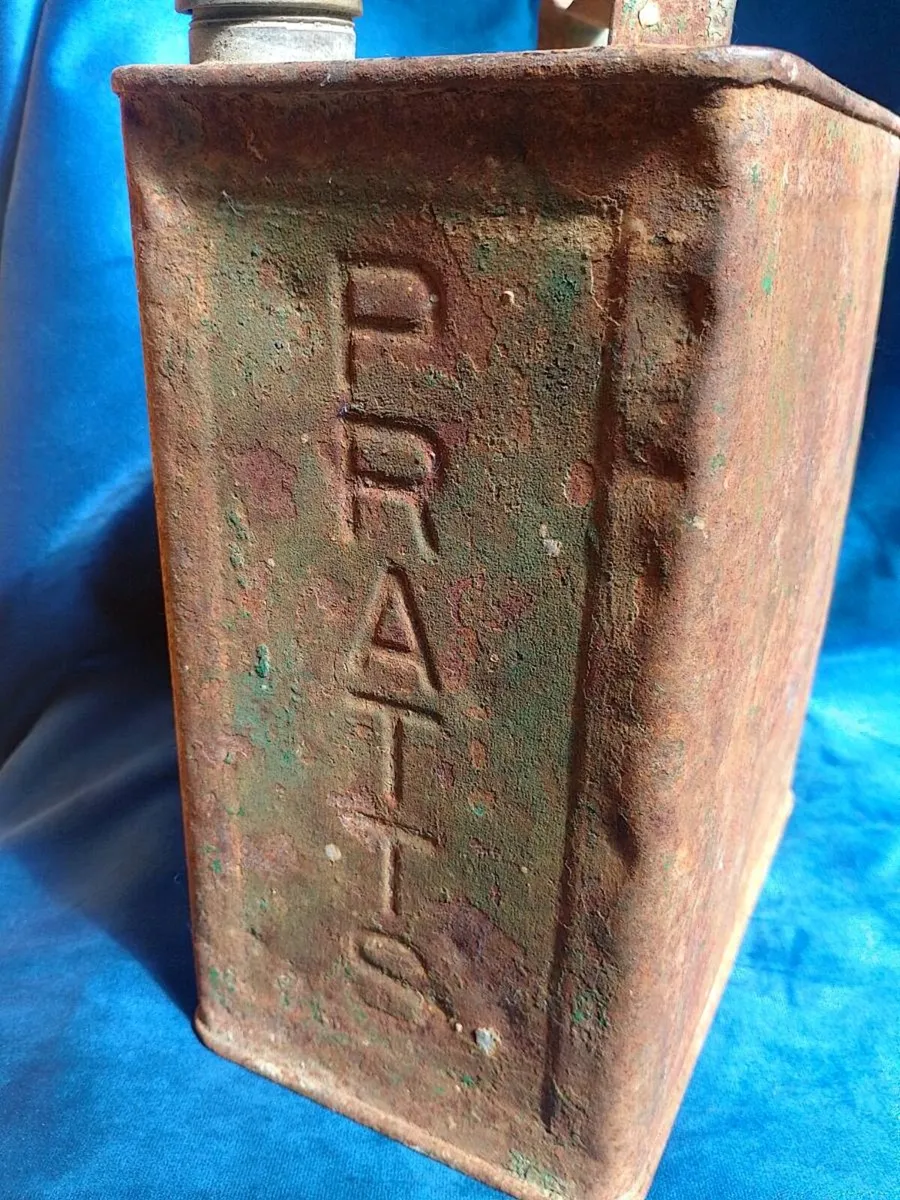 Can post.Pratt's 1920s antique fuel can - Image 3