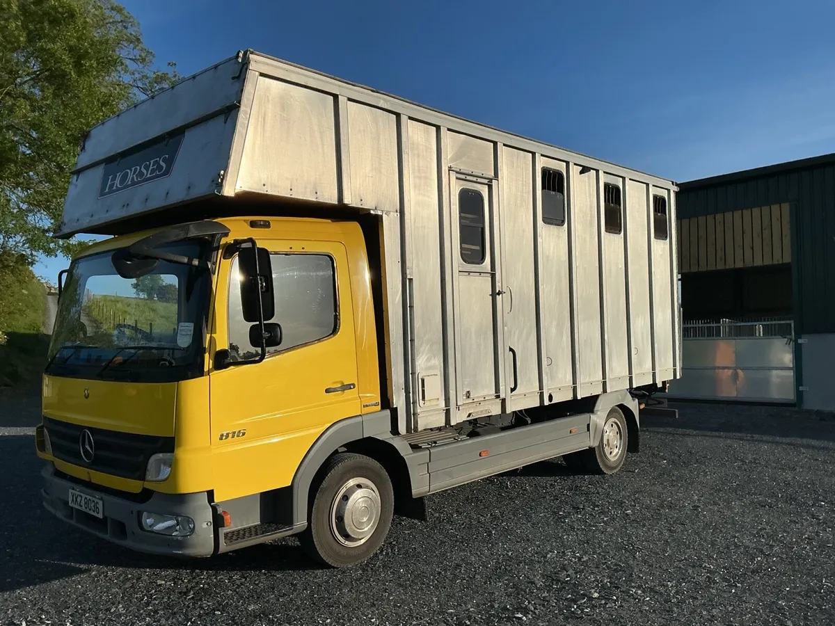 2009 Mercedes horsebox - Image 1