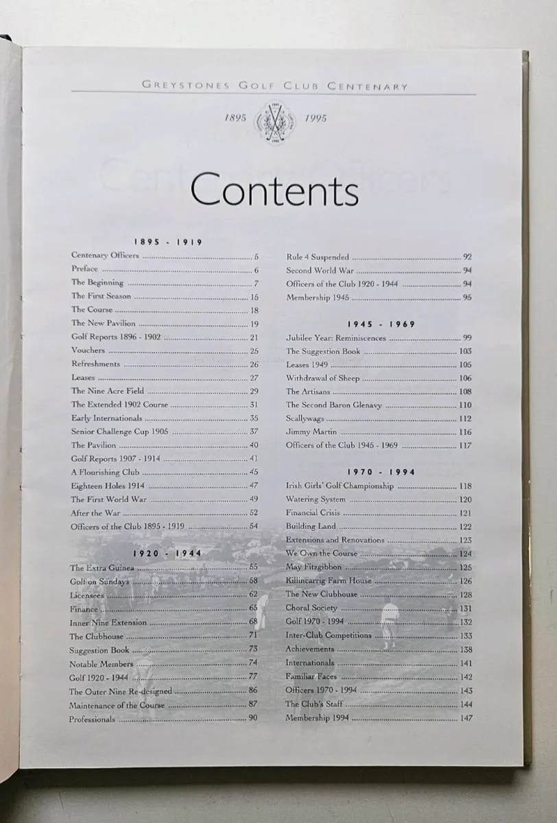 Greystones Golf Club History Book -Irish Golf Book - Image 2