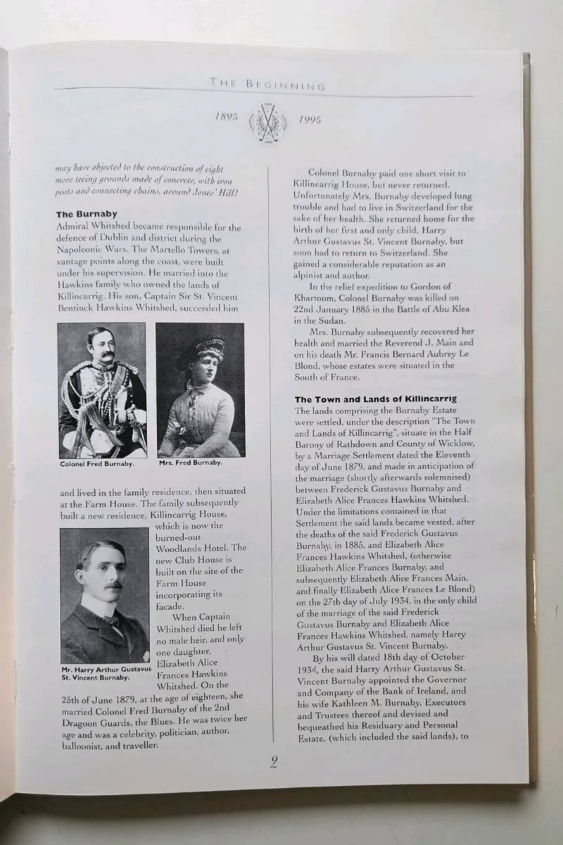 Greystones Golf Club History Book -Irish Golf Book - Image 4
