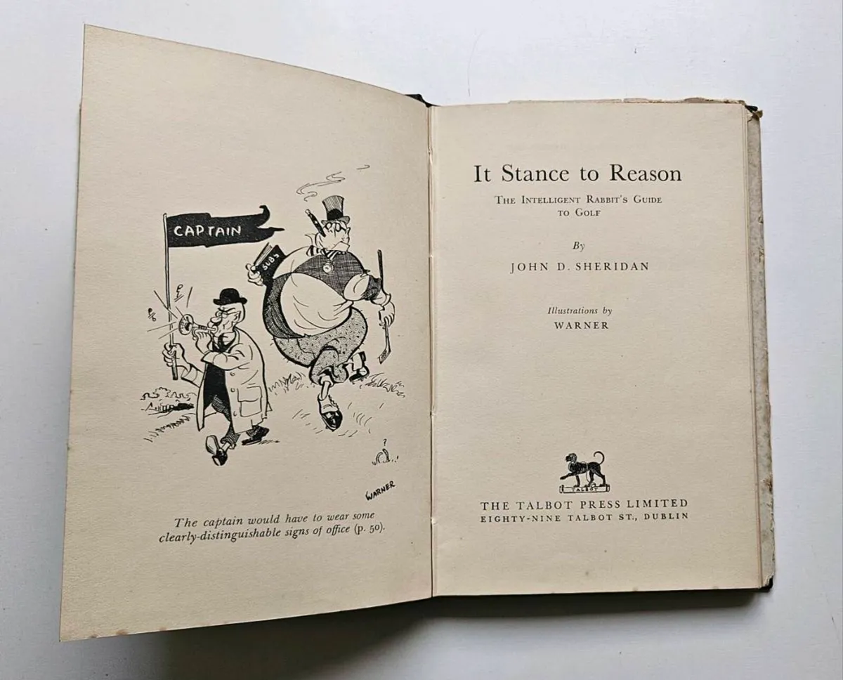 It Stance to Reason (1947) - Vintage Golf Book - Image 1