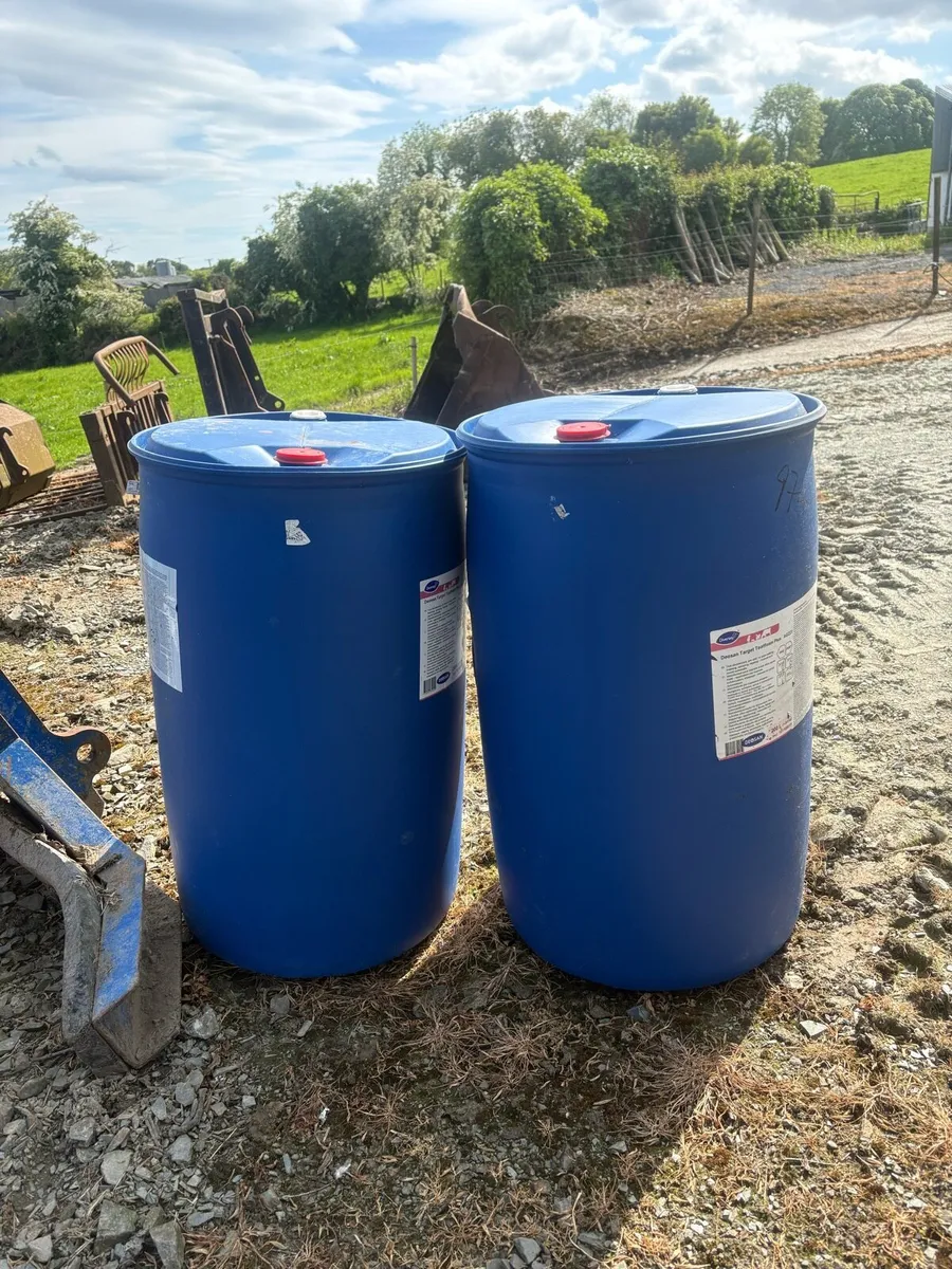 Blue barrels