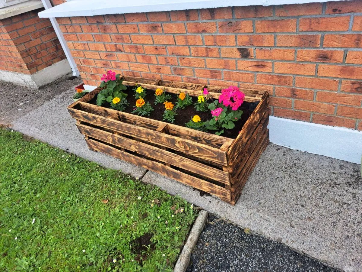 Handmade Wooden Flower Planter Boxes - Image 3
