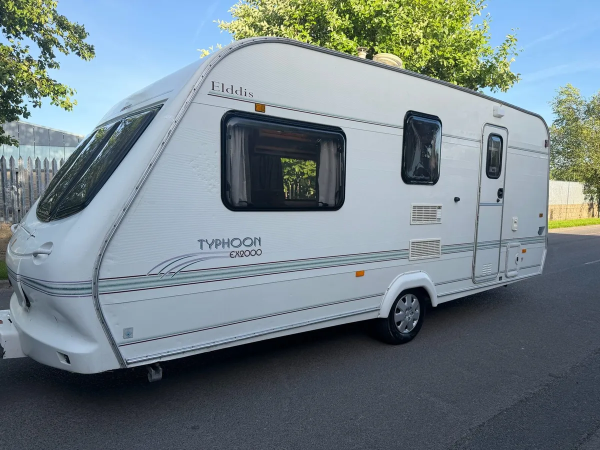 2004 elddis typhoon luxury caravan - Image 1