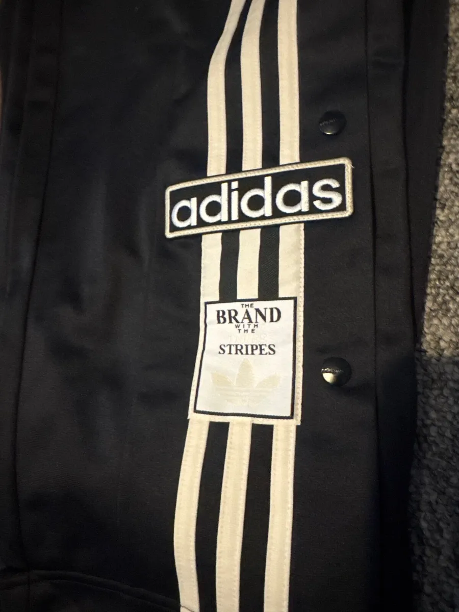 2x retro adidas tracksuit bottoms - Image 2