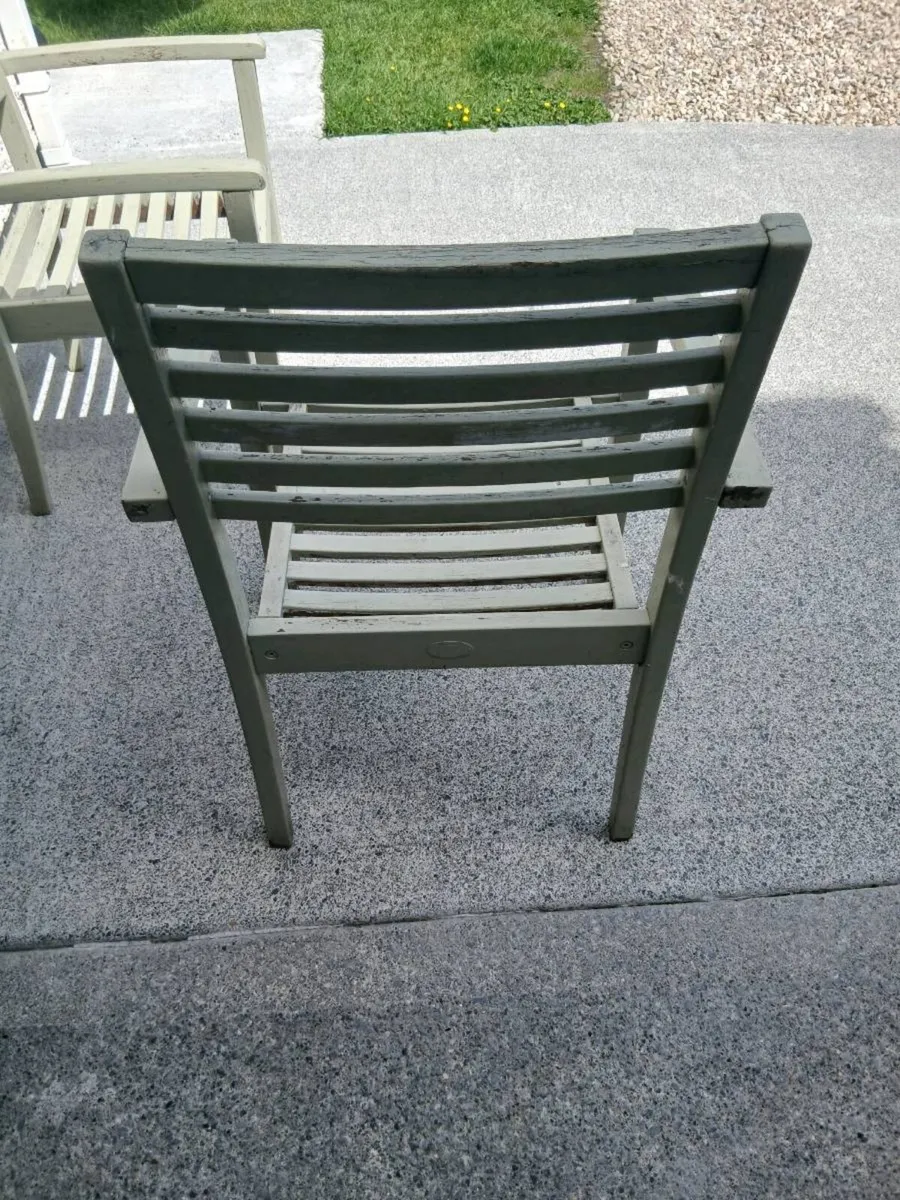 4 GARDEN CHAIRS - Image 2