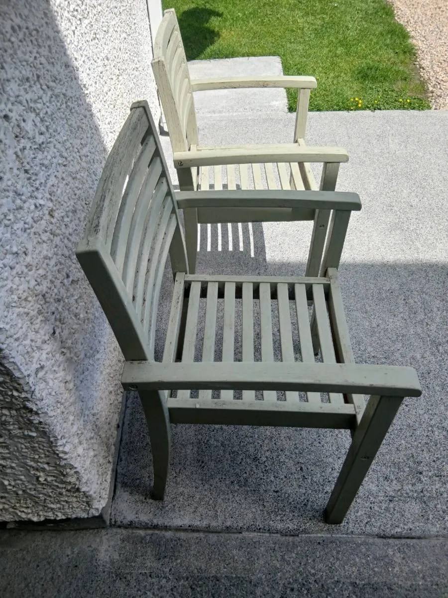 4 GARDEN CHAIRS - Image 3
