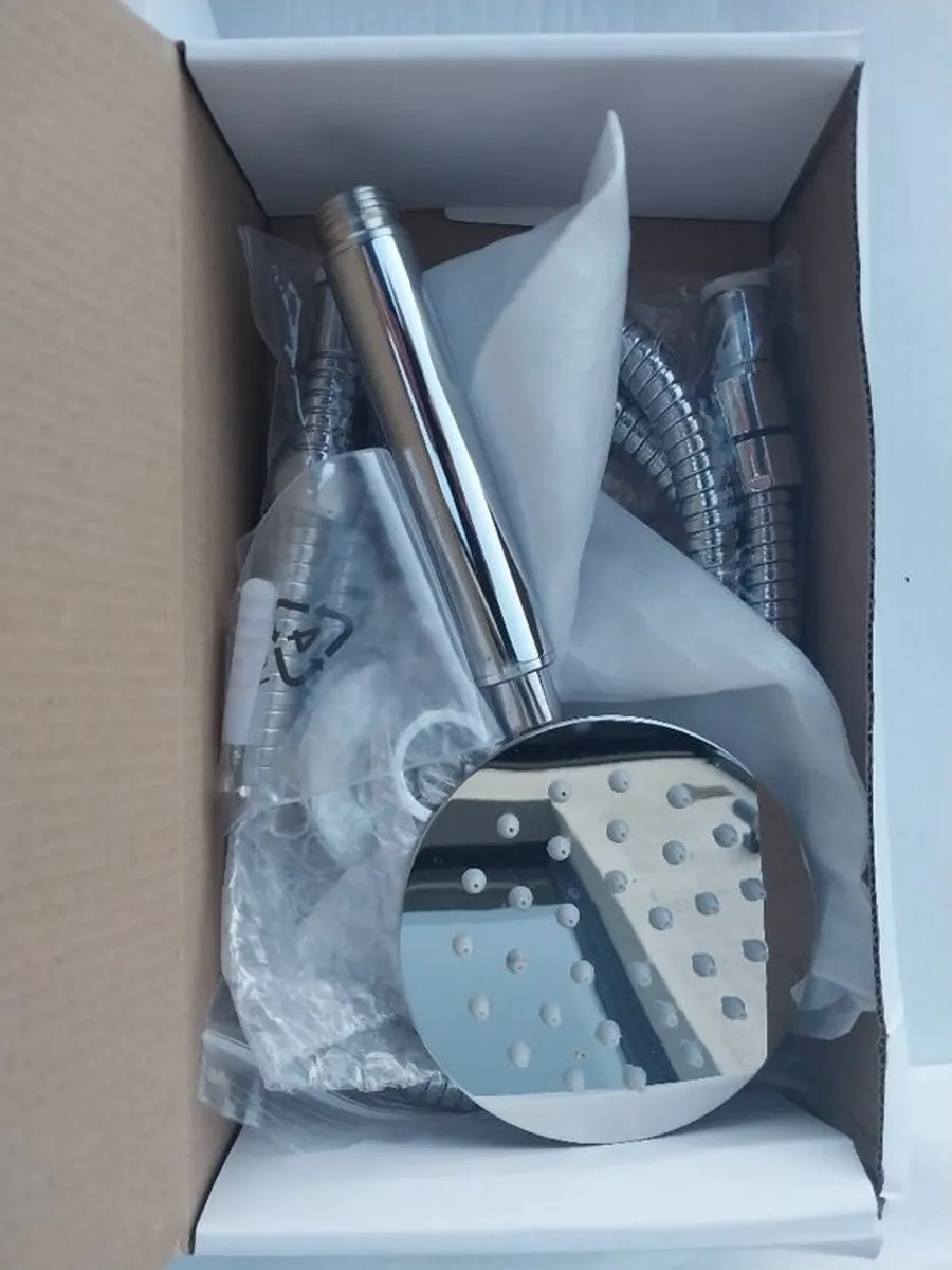 Chrome Rainfall new unused Power Shower - Image 3