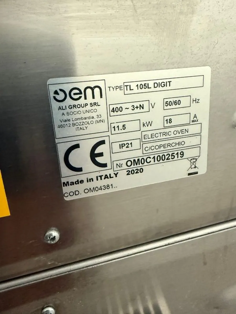 OEM TL 105L Digit Double Deck Electric Pizza Oven - Image 2