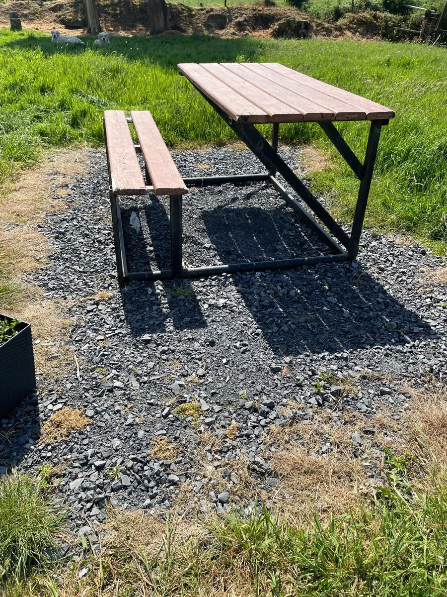 Garden Bench steel - Image 1