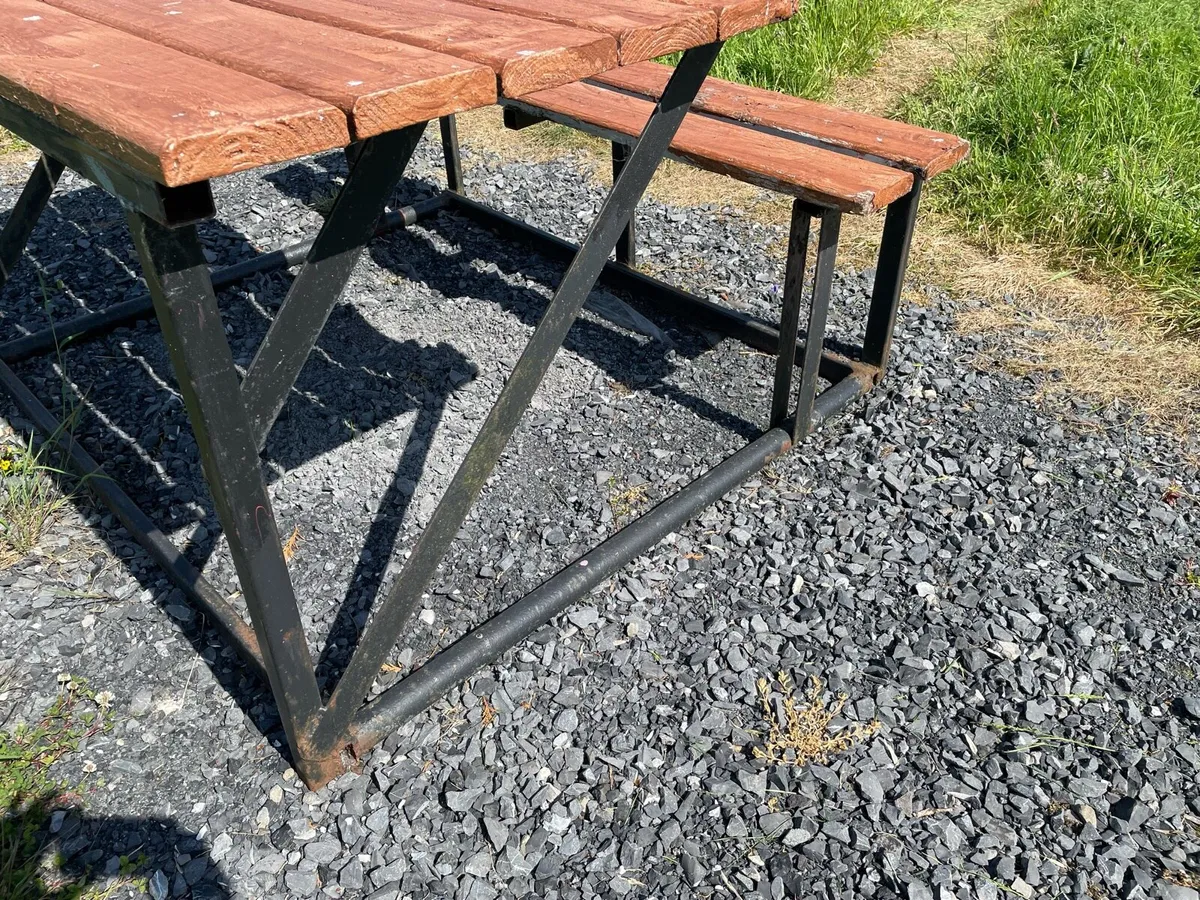 Garden Bench steel - Image 2