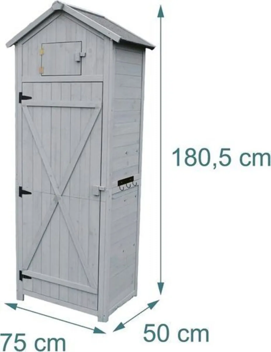 Tall Wooden Shed - Image 4