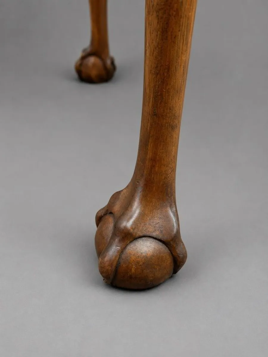 Stunning Carved Mahogany Chippendale Style Console or Side Table - Image 3