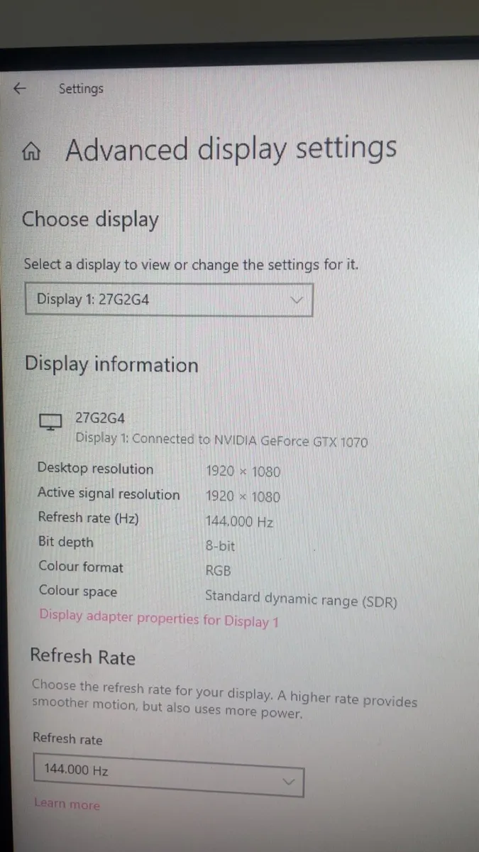 27 inch gaming monitor AOC - Image 2