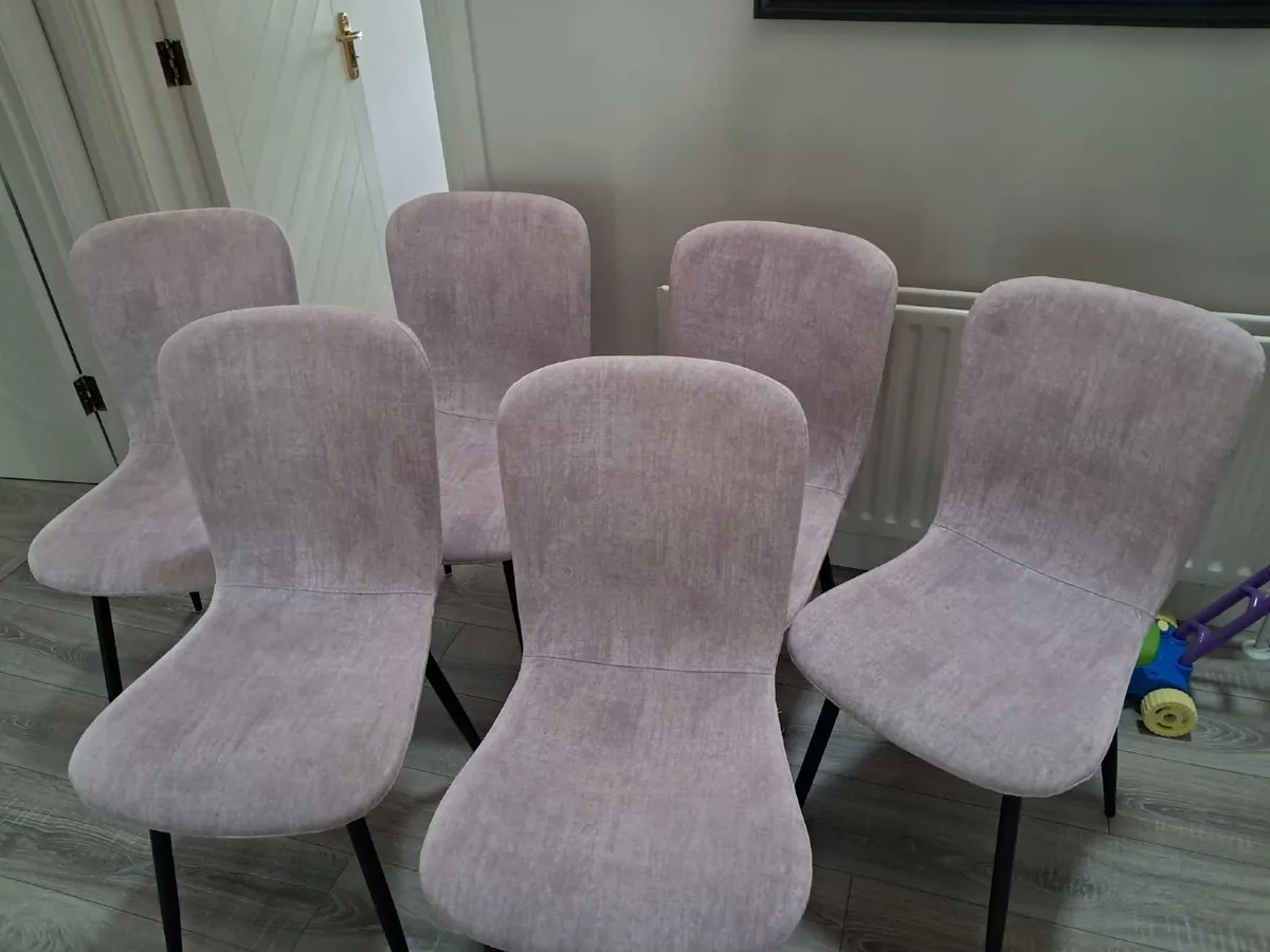 6 Dining Room chairs - Image 2