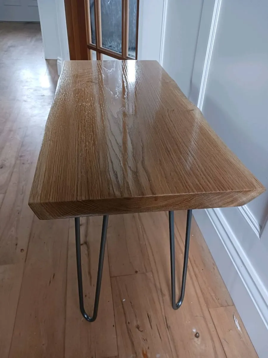 Oak coffee table - Image 3