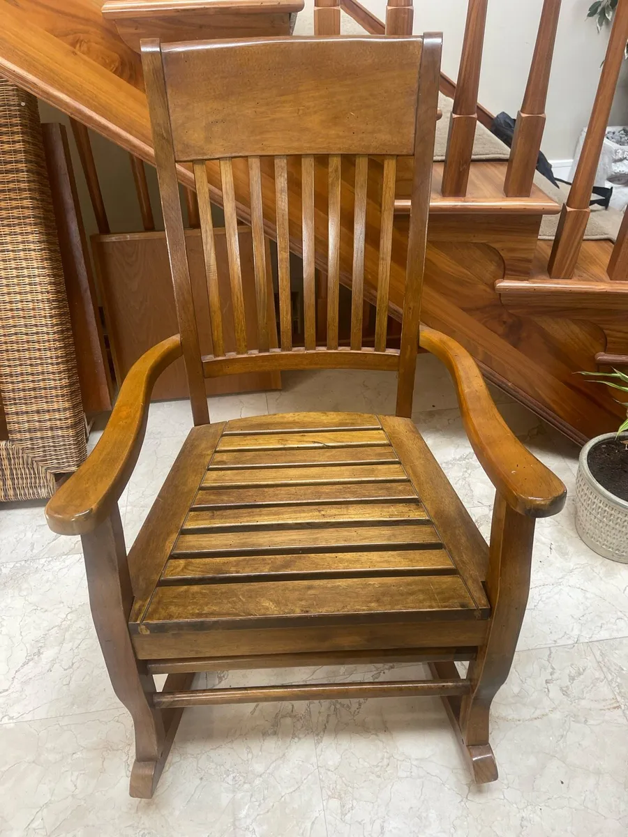 Beautiful Very Solid Wooden Rocking Chair -Deliver