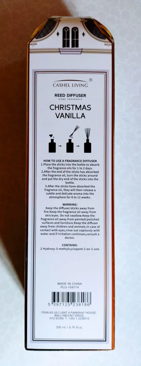 CHRISTMAS VANILLA, REED DIFFUSER (NEW). - Image 3