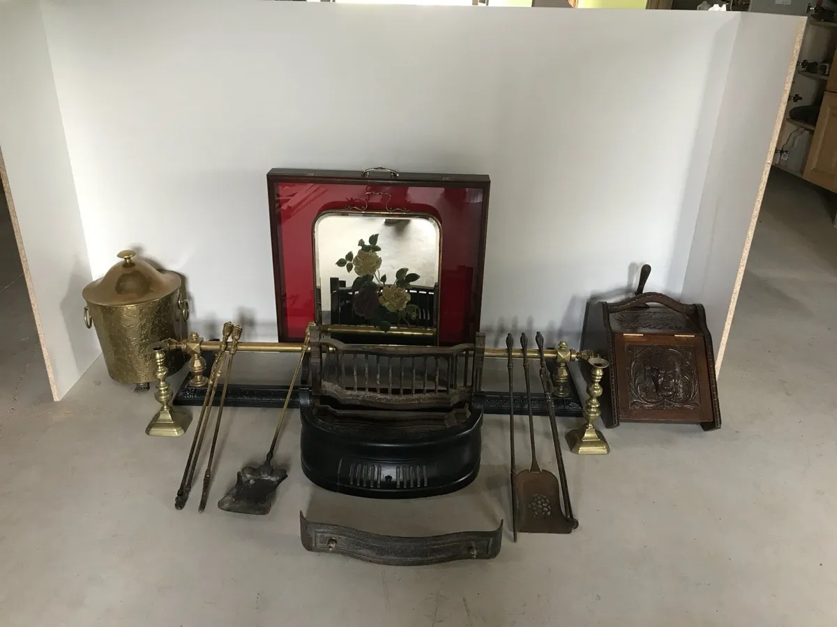 Antique fireplace items - Image 2