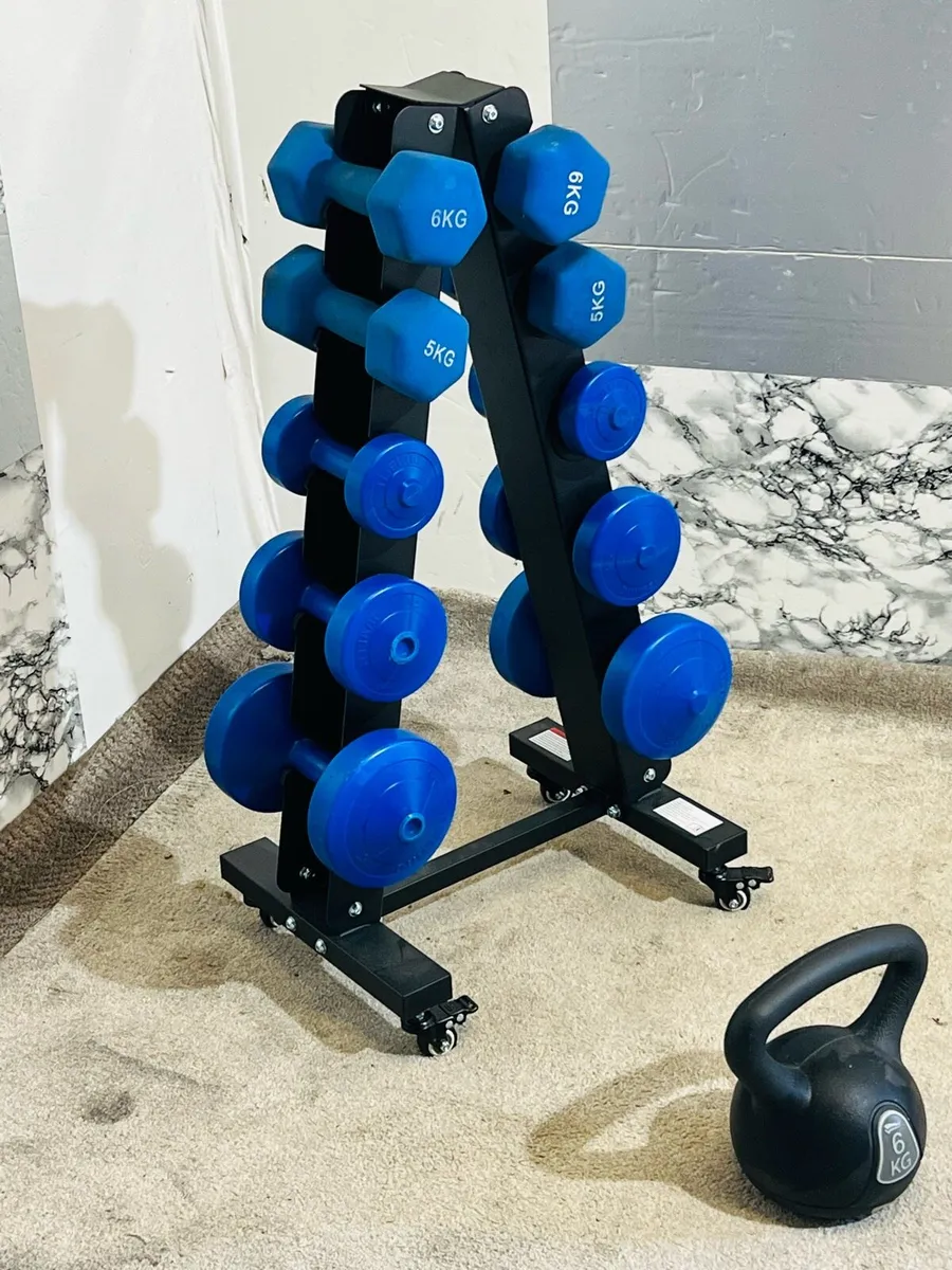 DUMBBELLS WITH STAND - Image 2