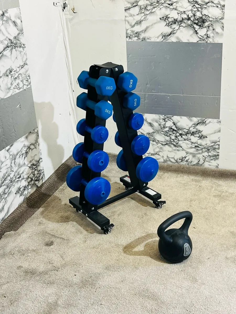 DUMBBELLS WITH STAND - Image 4