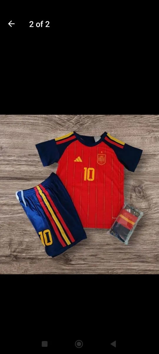 SPAIN WORLD CUP KIT ( LAMINE YAMAL 10 ) 10/11 YRS - Image 2