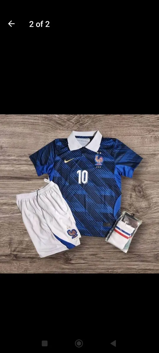 FRANCE WORLD CUP KIT ( MBAPPE 10 ) 7/8, 8/9 YRS - Image 2