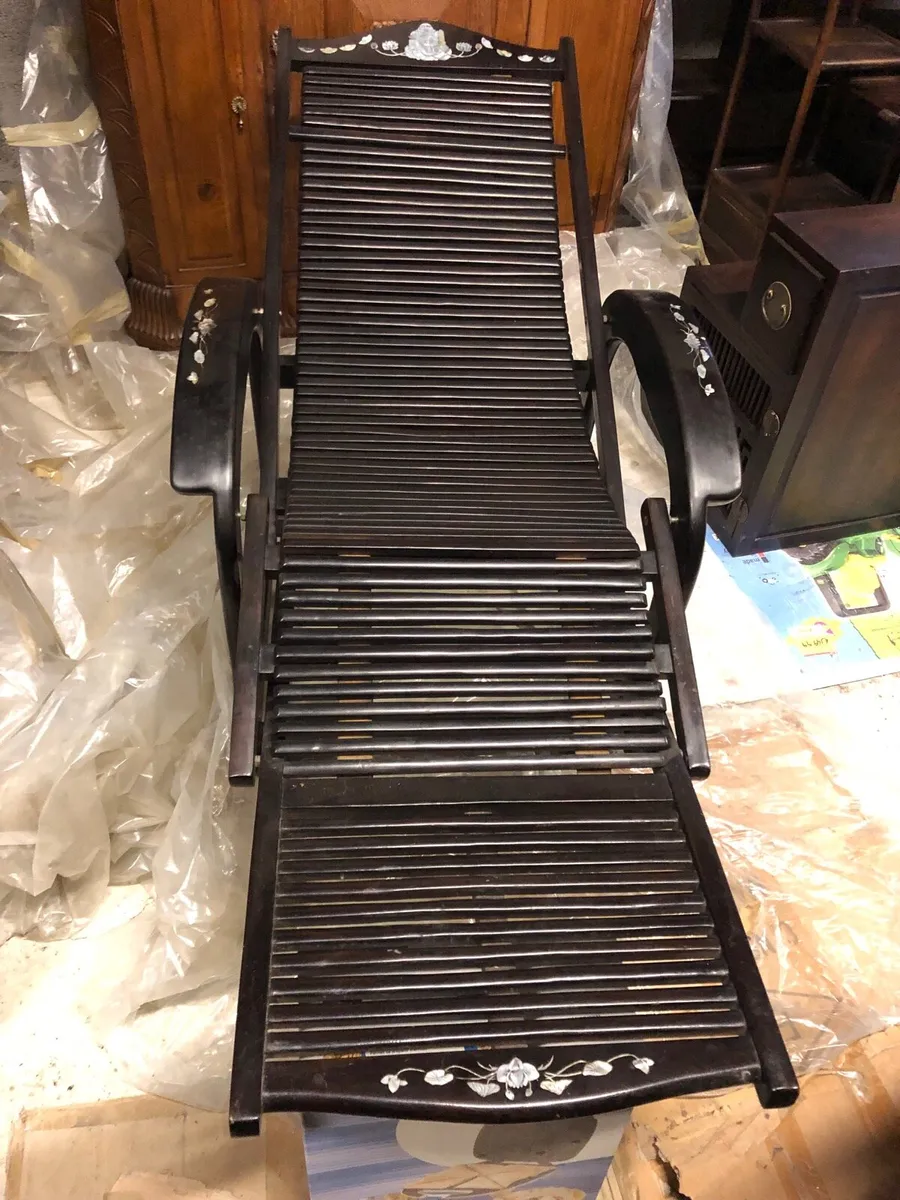 Wooden Recliner Chair - Image 2