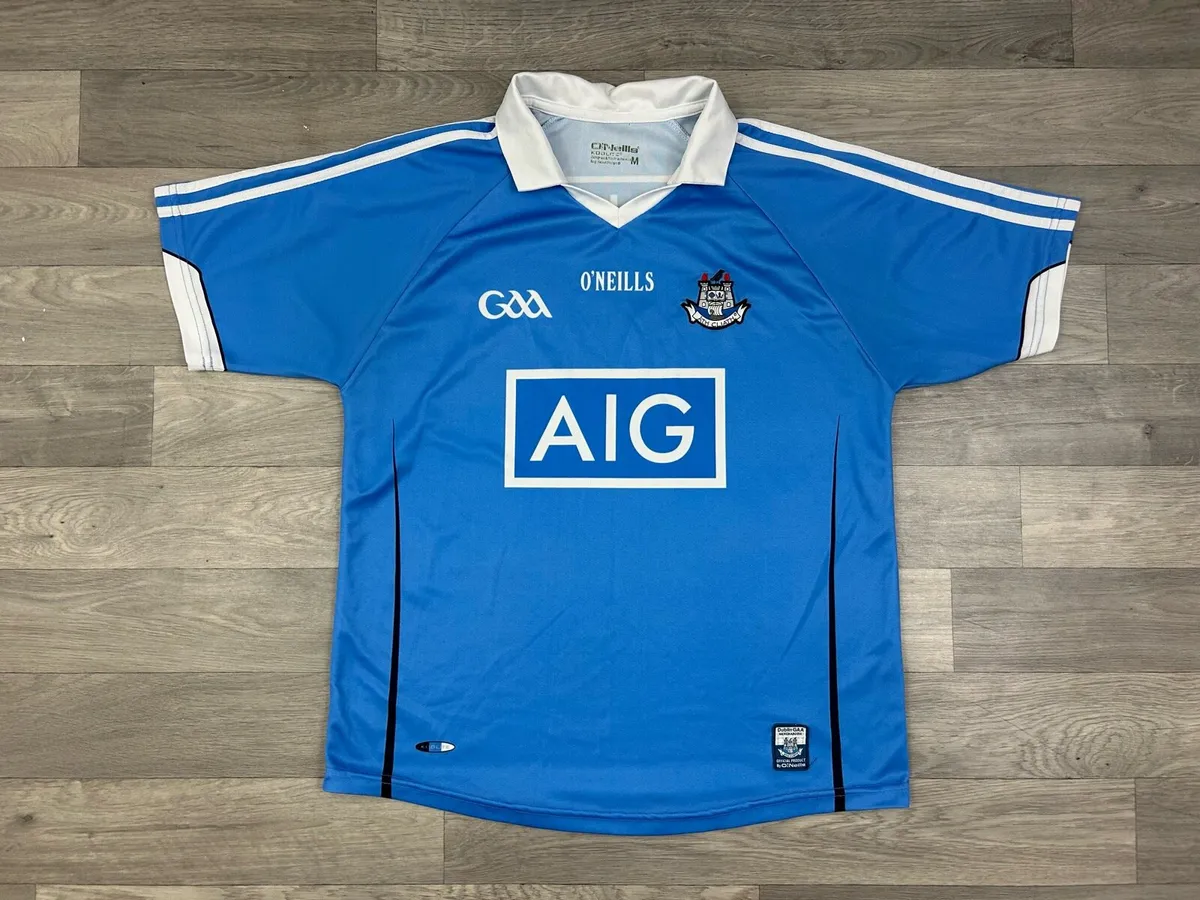 Oneills Dublin Dubs Gaa Jersey Shirt Mens Medium - Image 1