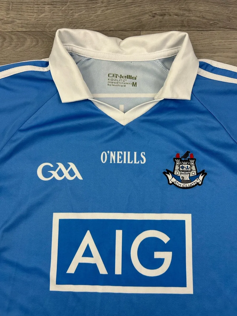 Oneills Dublin Dubs Gaa Jersey Shirt Mens Medium - Image 3