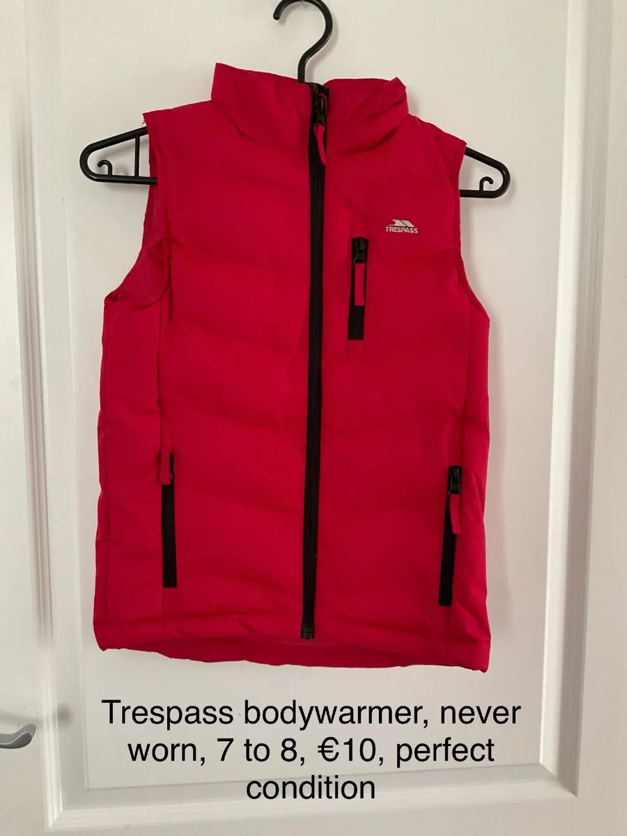 Trespass body warmer, 7 to 8