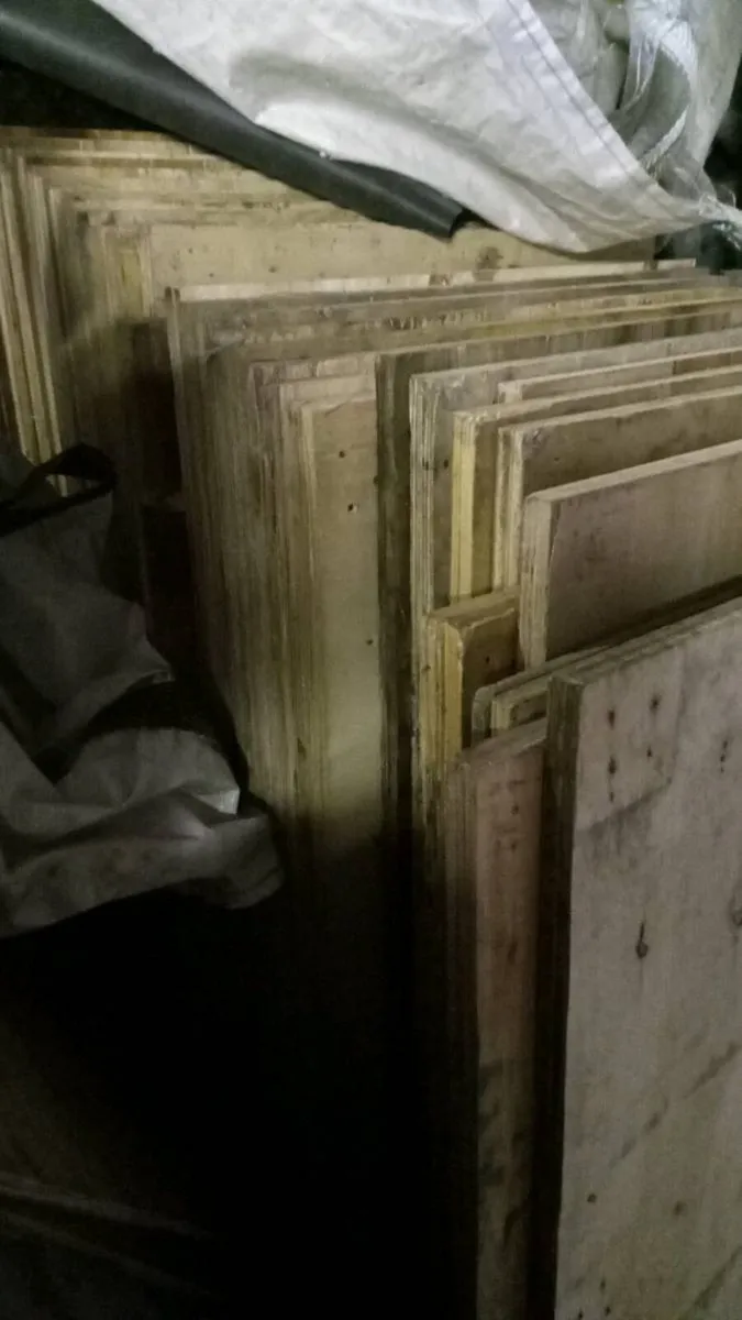 Used plywood