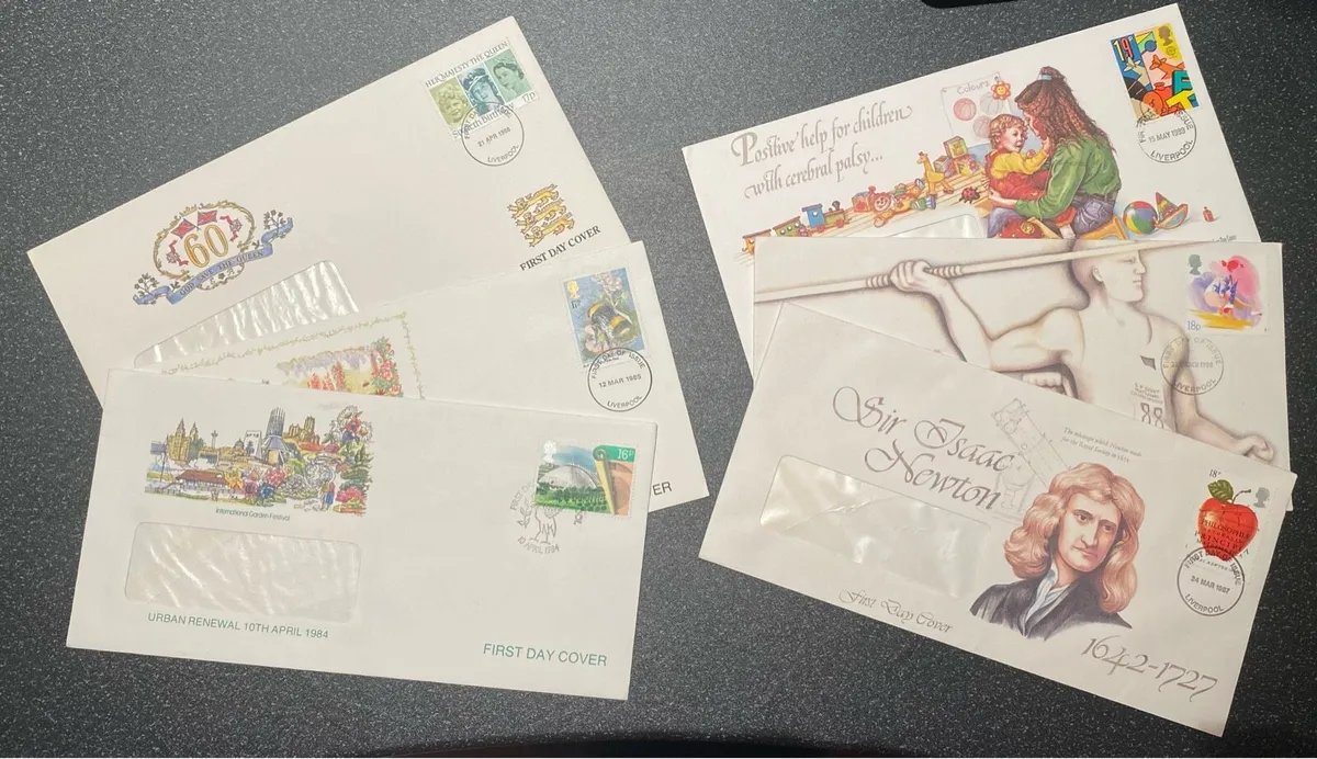 Uk FDC’s special set 1984/89 - Image 1