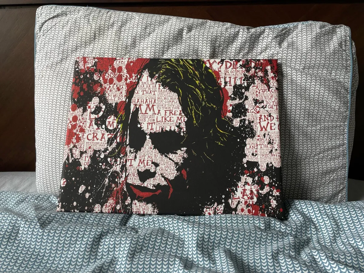 Heath Ledger Joker Canvas Print - Image 1