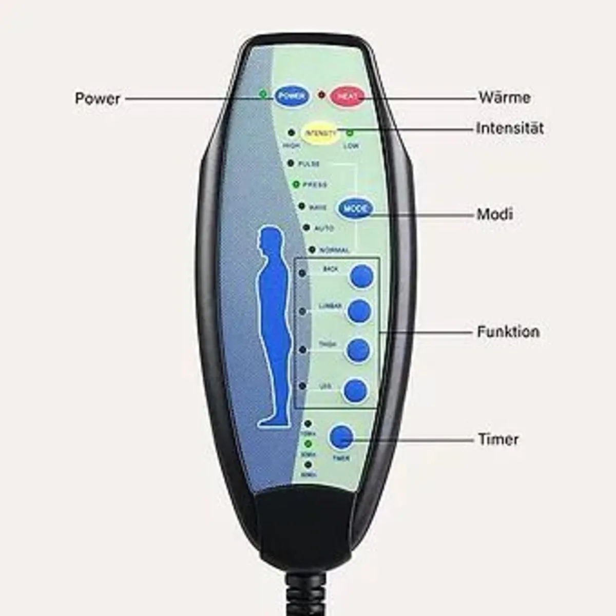 Relaxing Lounger Massage Heating Recliner - Image 2