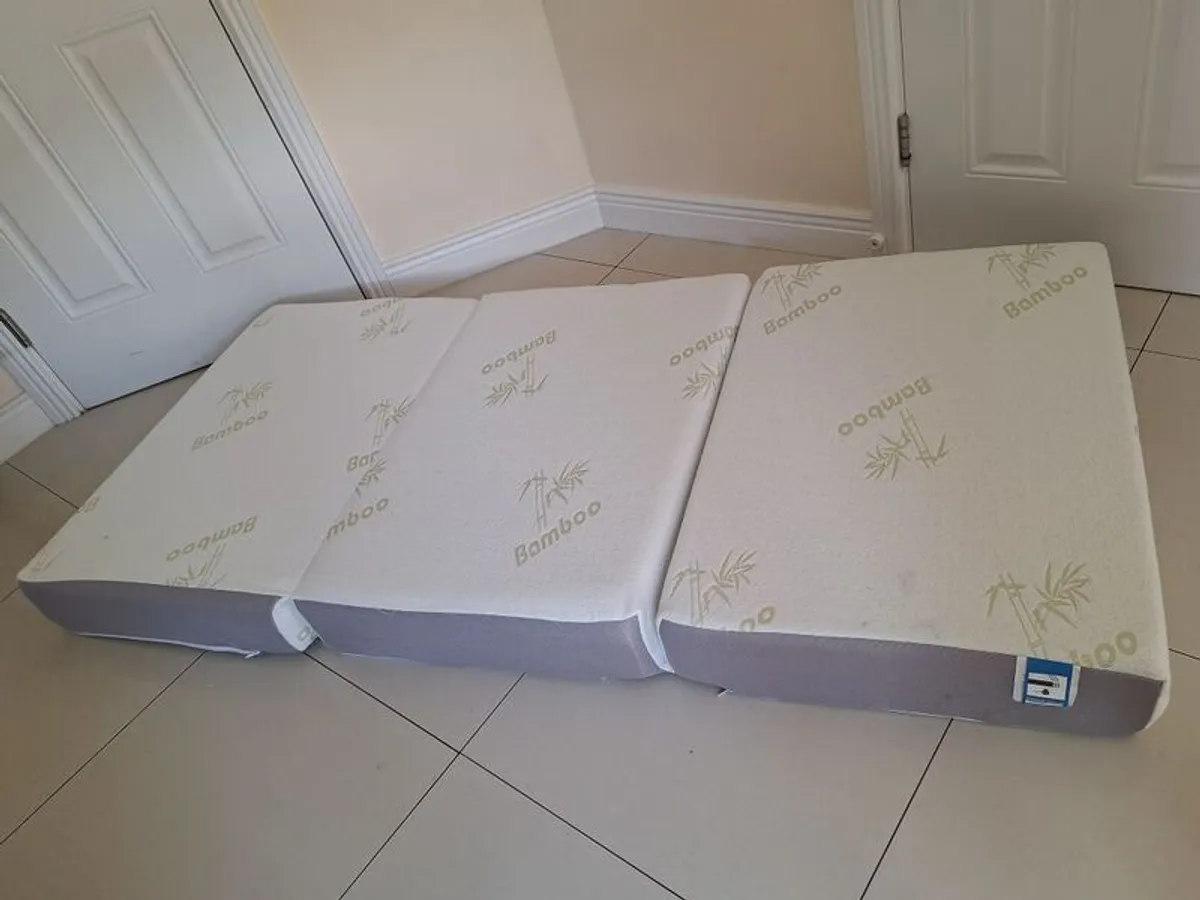 mattress folding guest bamboo - Image 1