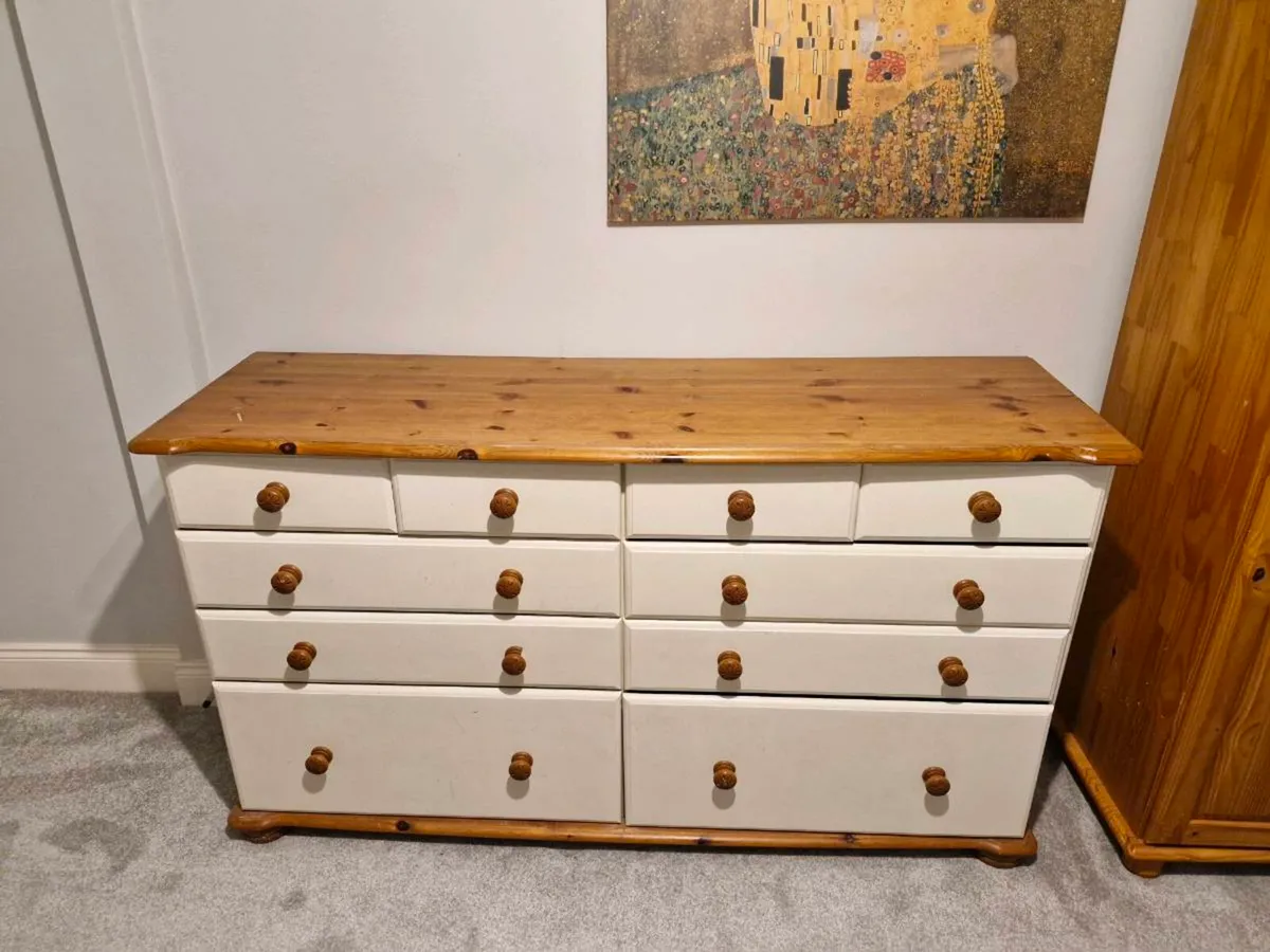Large bedroom chest of drawers - Image 1