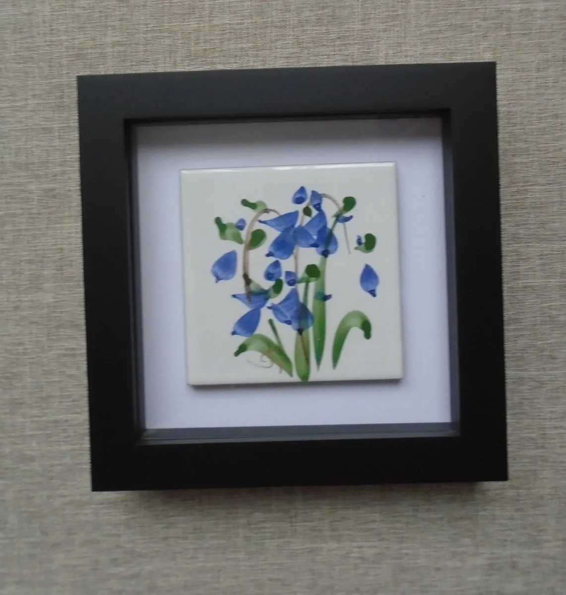 Frame. Judy Green framed tile, Home decor - Image 2