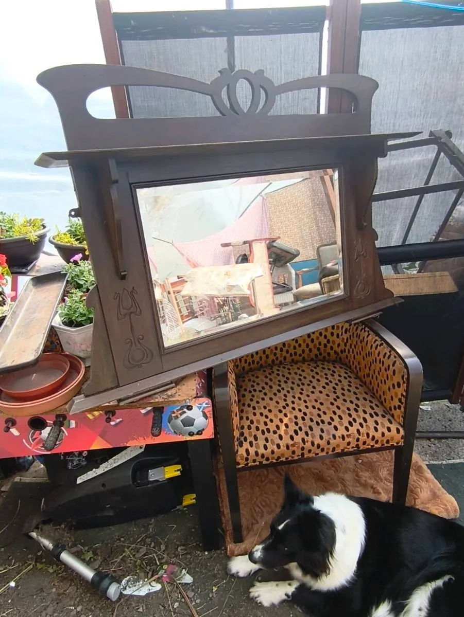 Beautiful antique effect mirror 20 good to go. - Image 2