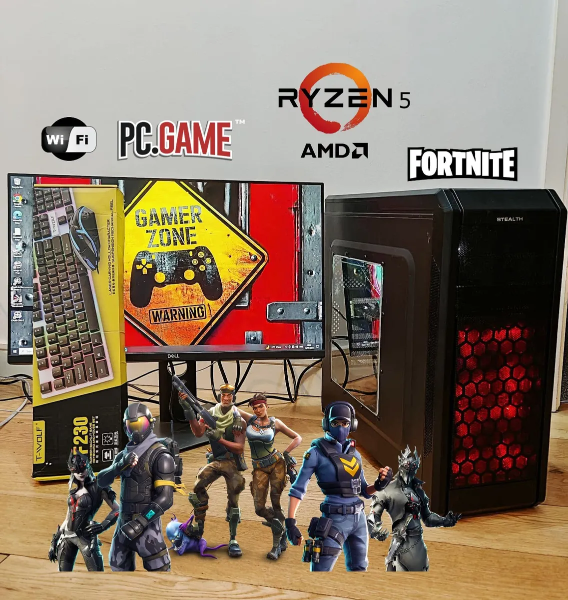 GAMING COMPUTER ATX MONITOR - Image 1