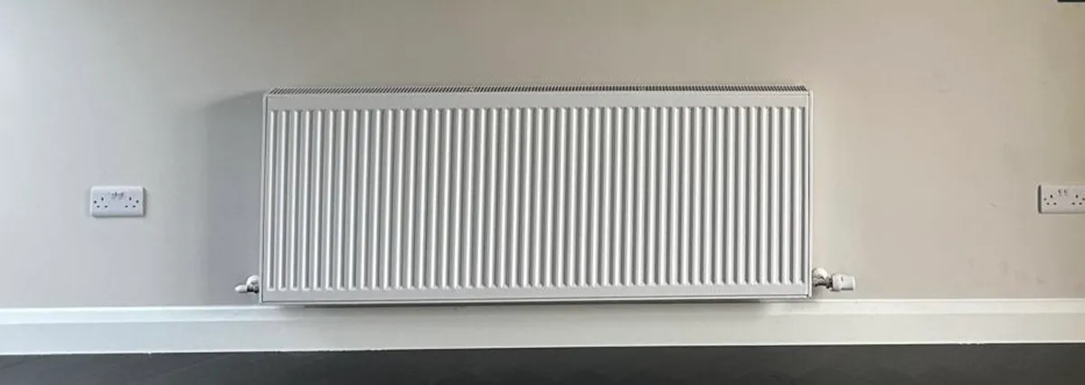 White radiator in pristine condition