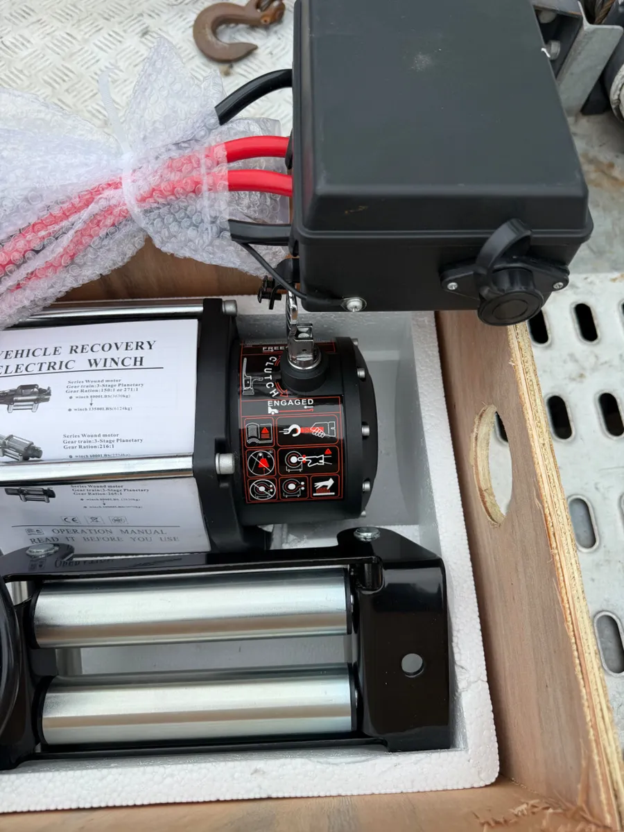 5.4 Ton (12,000lbs) Electric Recovery Winch - Image 4