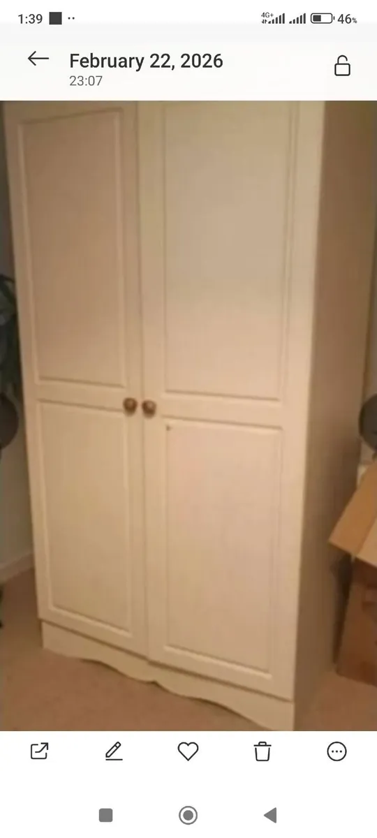 2 wardrobes for sale - Image 2